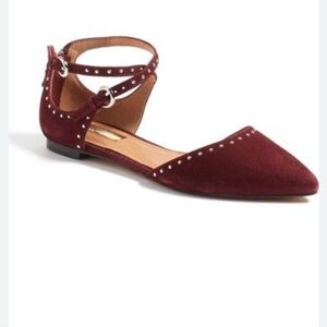 Halogen Burgundy Flats